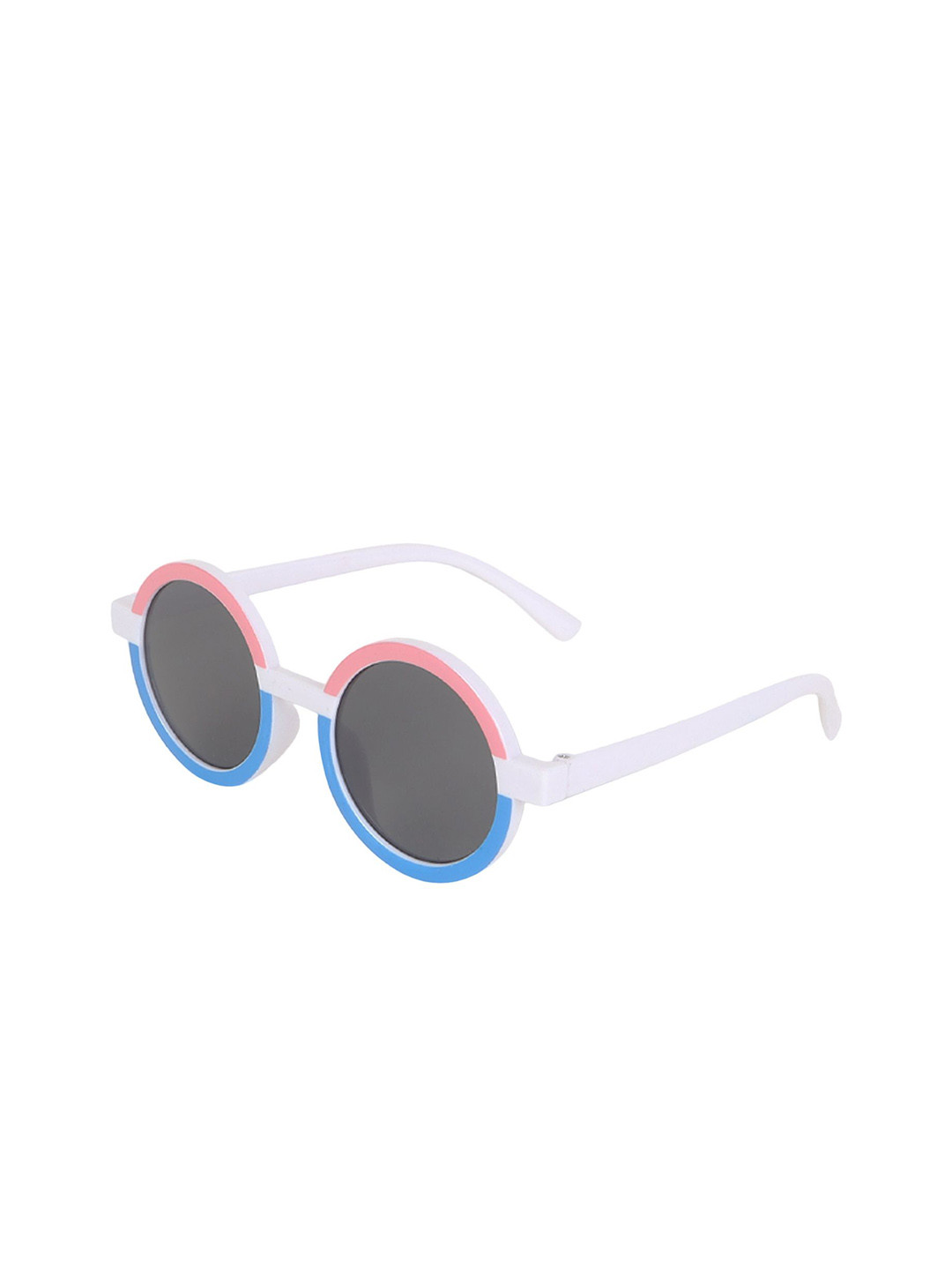 KIDOfash Unisex Kids Round Sunglasses with UV Protected Lens SUN-1667-PINKBLUE