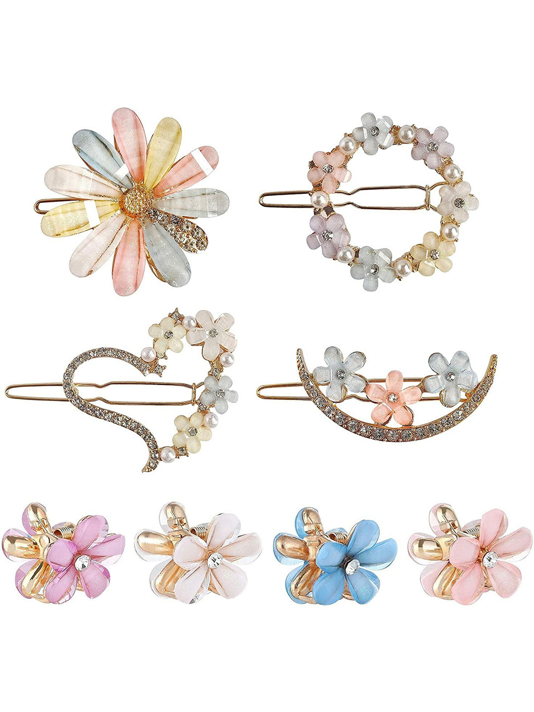 Blubby Set Of 8 Bobby Pins