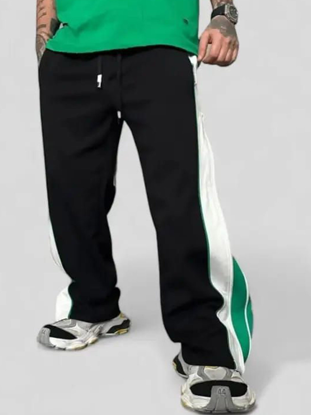 STYLEVERSE Straight-fit Mid-Rise Track Pant