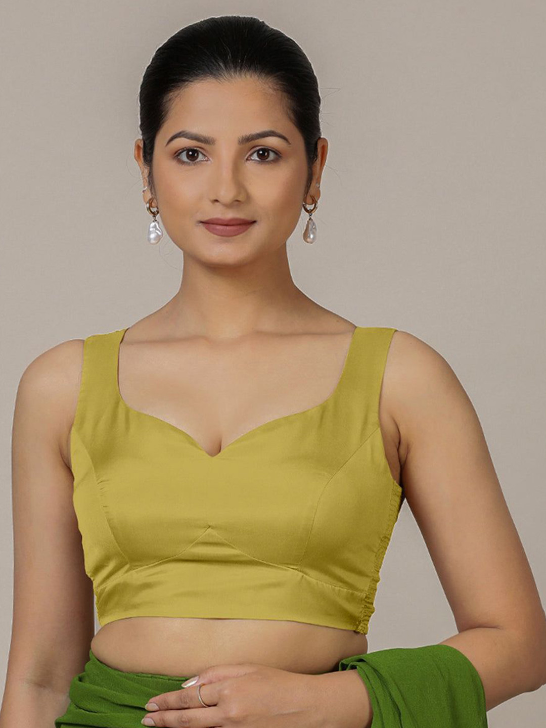 Binks Sweetheart-Neck Saree Blouse