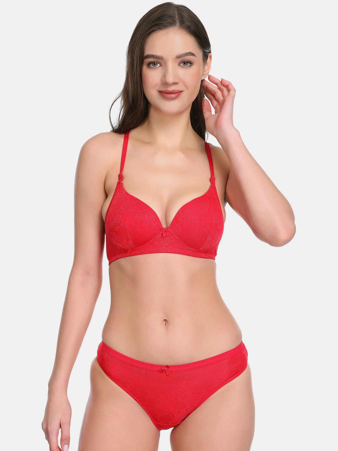 SKDREAMS Self Design Padded Lingerie Set Versace-R-1set