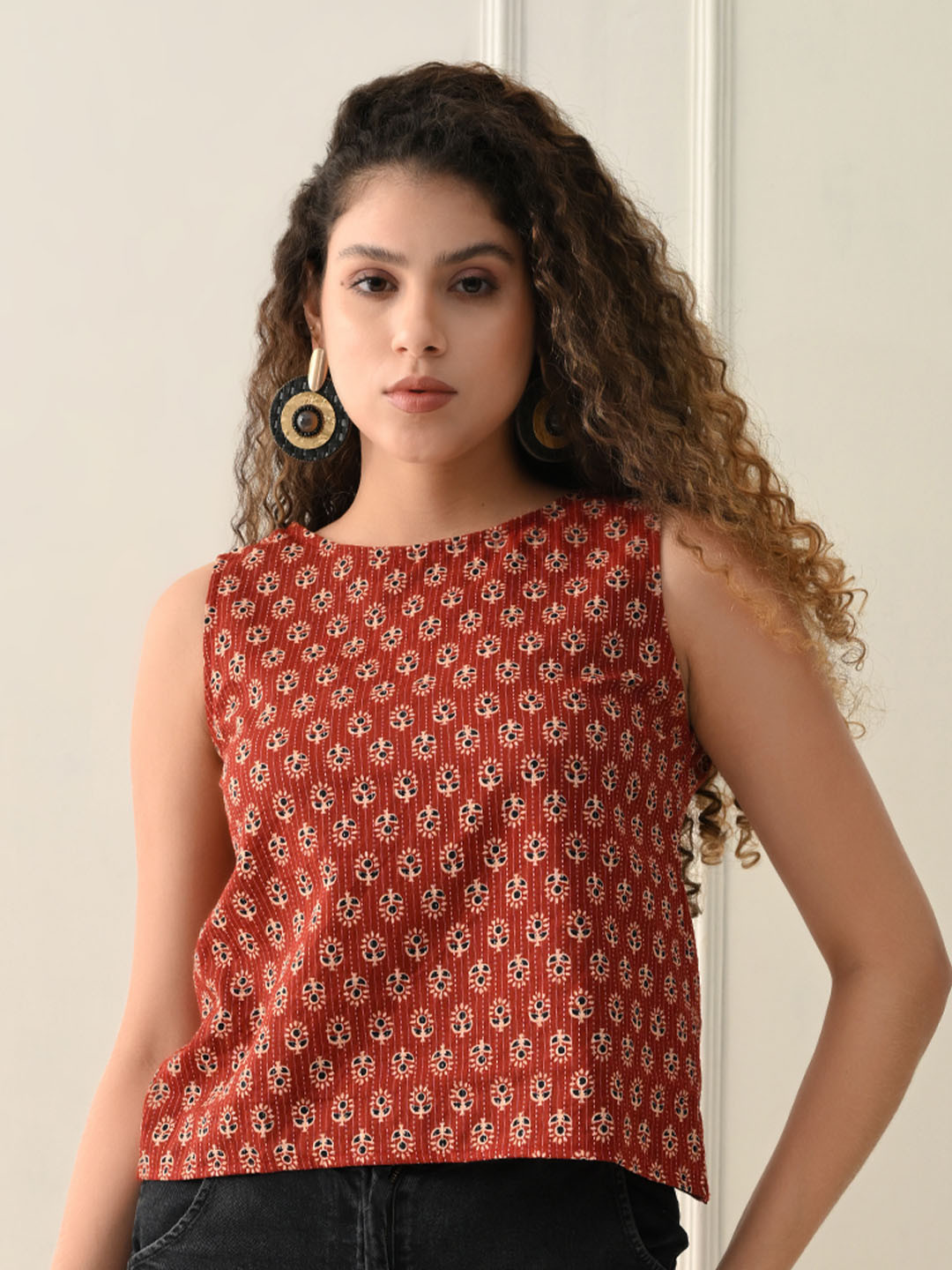 KALAMIR  Rustika Floral Top