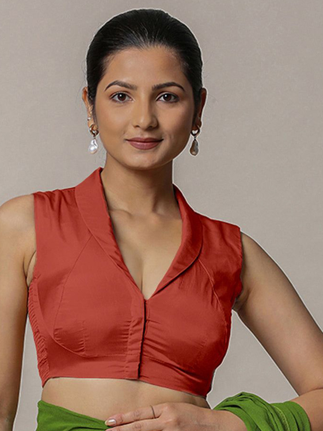 Binks Shawl Neck Saree Blouse