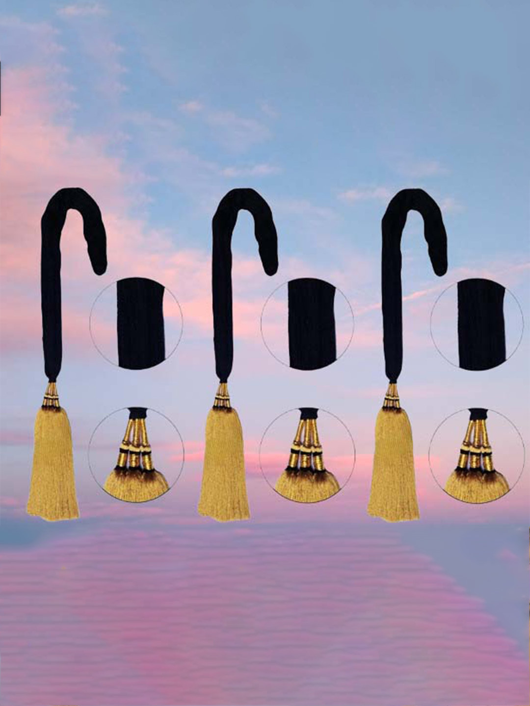 CARAPACE Women Buy 2 Get 1 Free Ponytail Holders