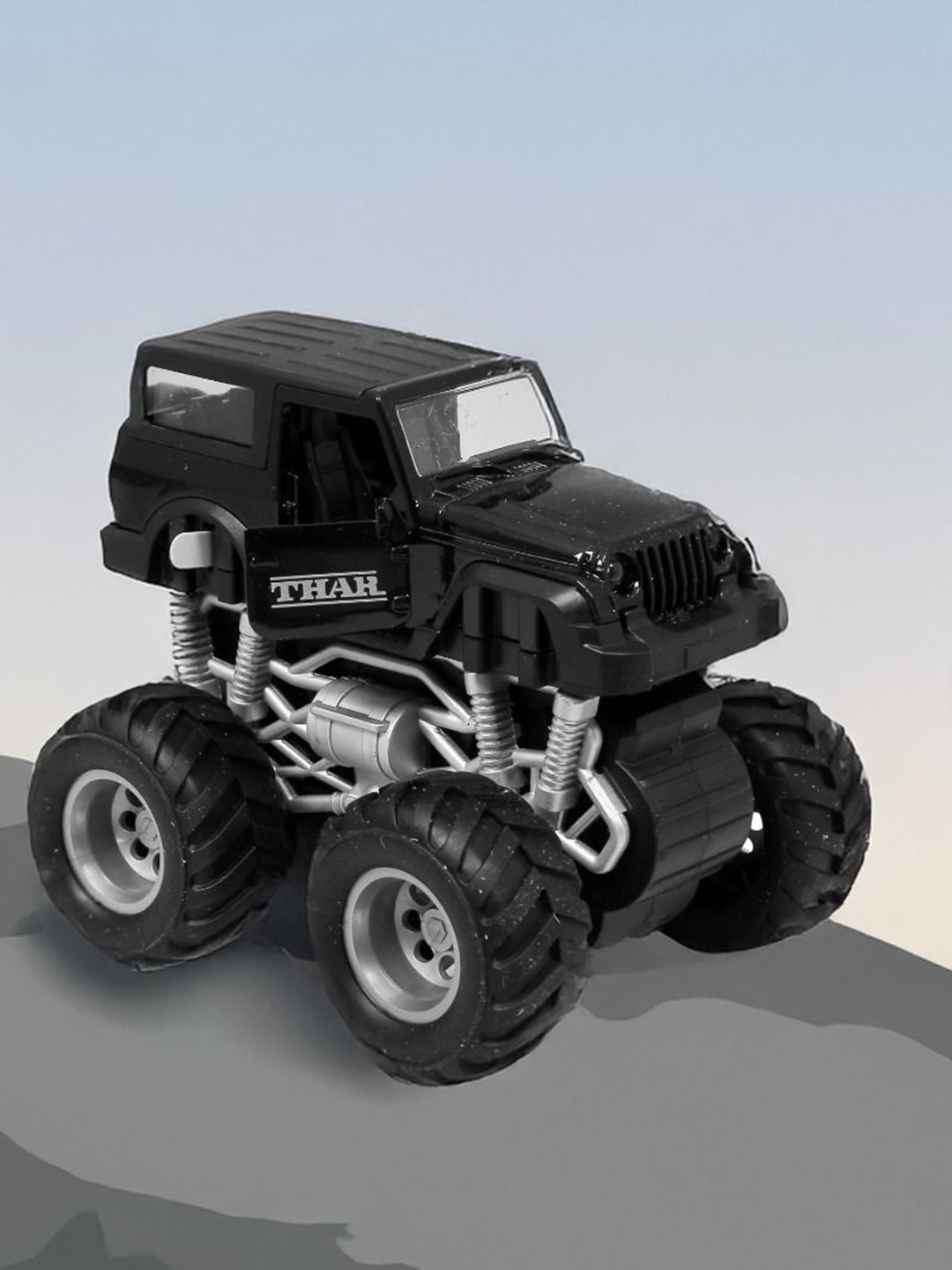 HASHONE Kids Pull Back Monster Jeep