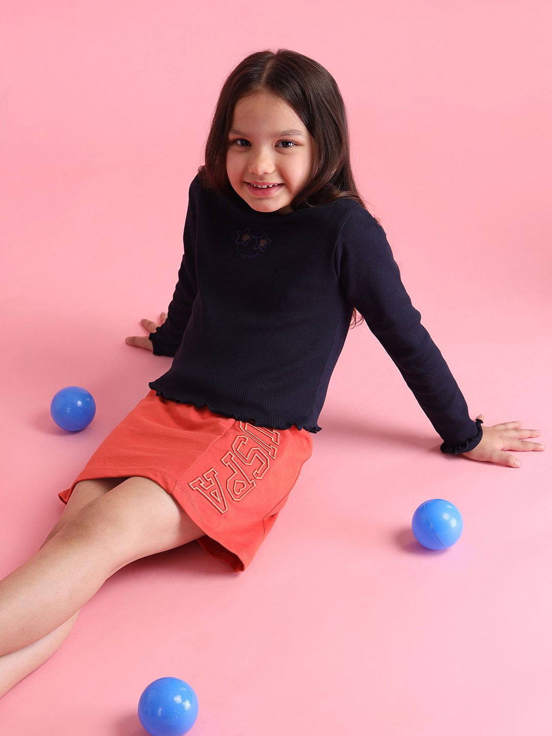 U.S. Polo Assn. Kids Ribbed Brand Logo Top