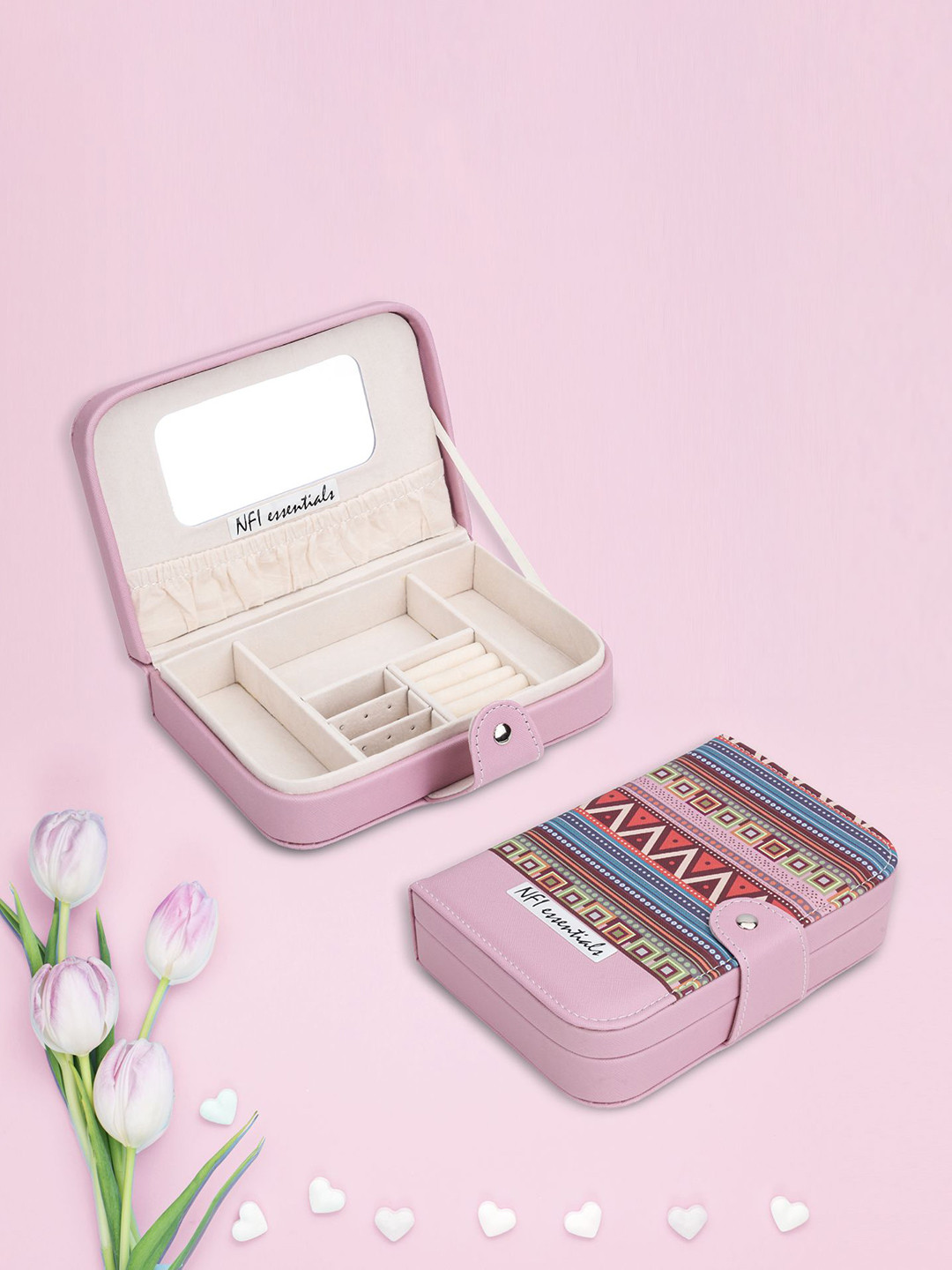 NFI essentials Solid Portable Jewellery Organizer