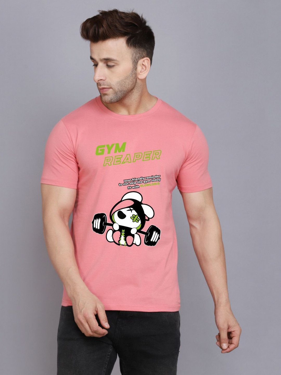 SLOWLORIS Men Printed T-shirt