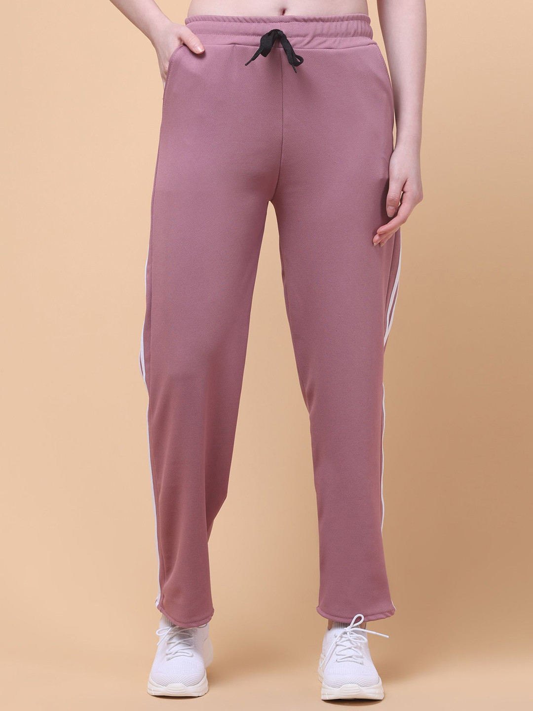 Charitra Women Relaxed Fit Side Striped Track Pants