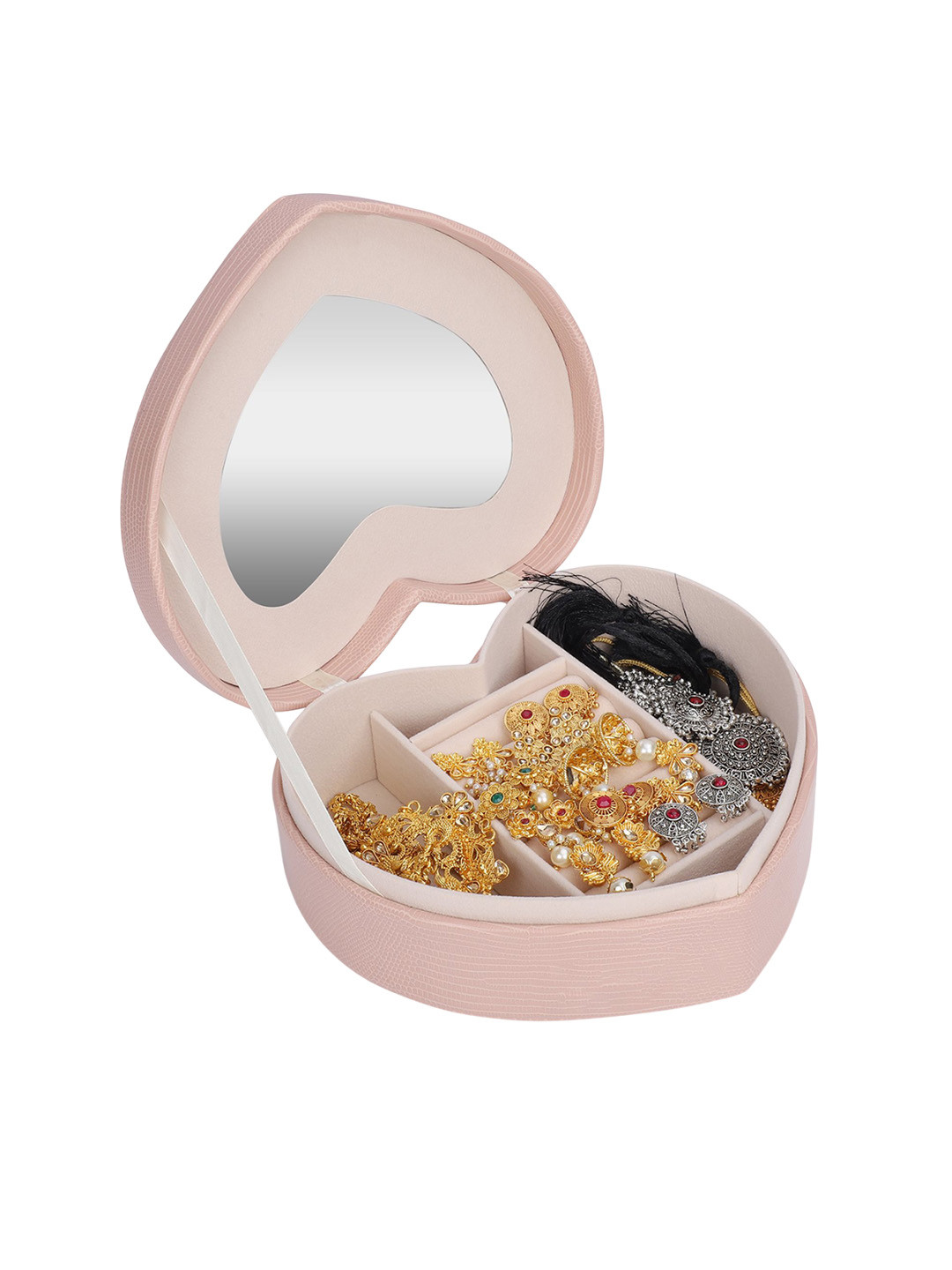 NFI essentials Pink Heart Shaped Jewelery Organisers
