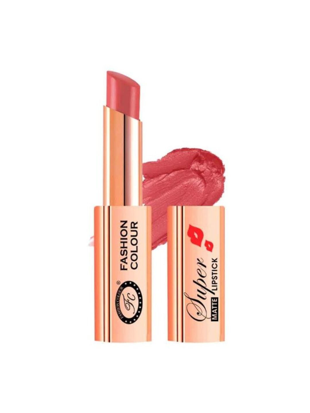 Fashion Colour Super Matte Waterproof Lipstick With Shea Butter - 4g - Magnetic Mauve 08