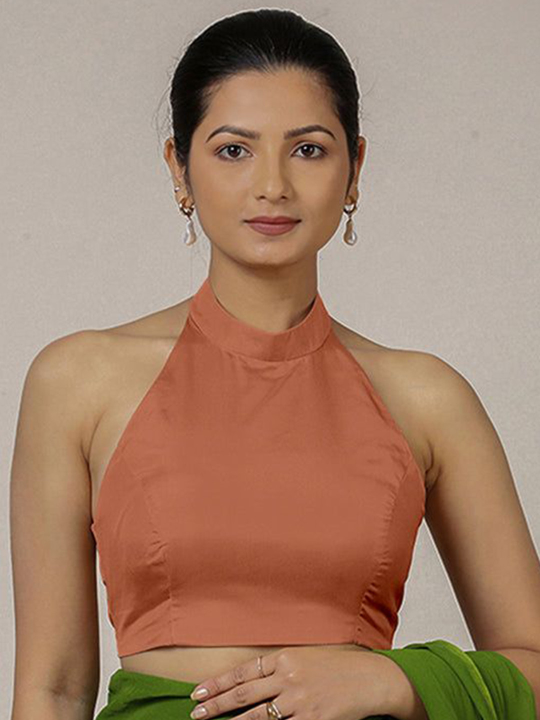Binks Halter-Neck Saree Blouse