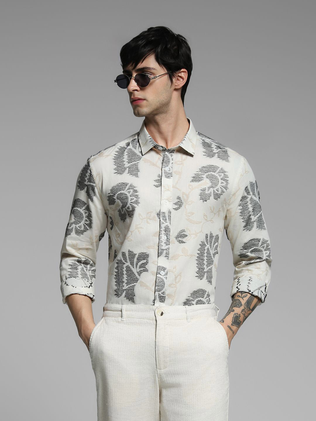 Jack & Jones Men Slim Fit Casual Shirt