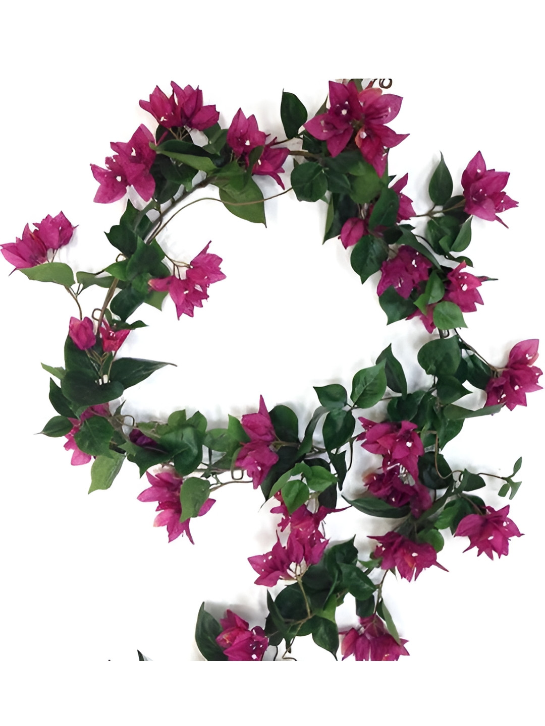 Nutts Purple 2 Pieces Hanging Bougainvillea Vine Artificial Flower