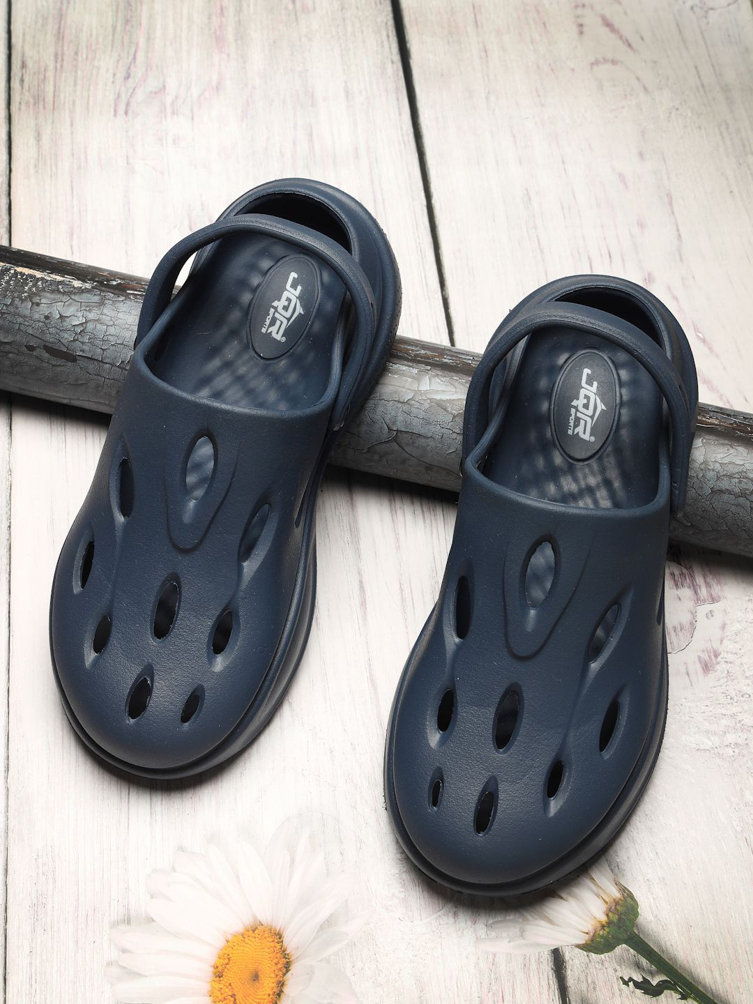 JQR Augusta Men Cutout Design Clogs