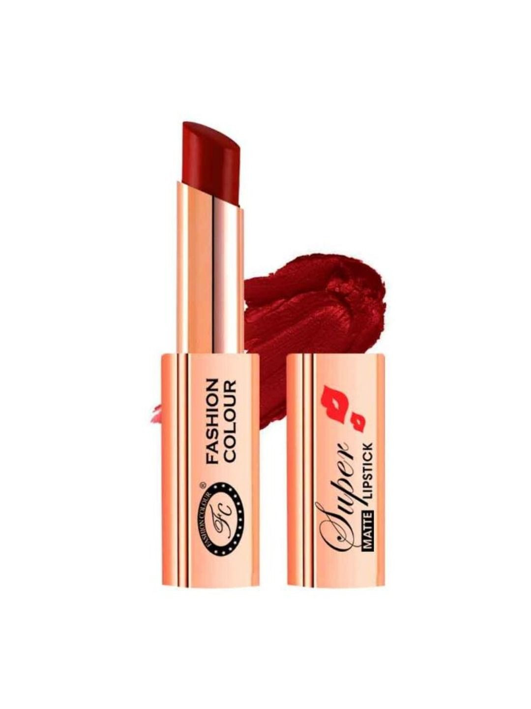 Fashion Colour Super Matte Waterproof Lipstick With Shea Butter - 4g - Dark Cocoa 02