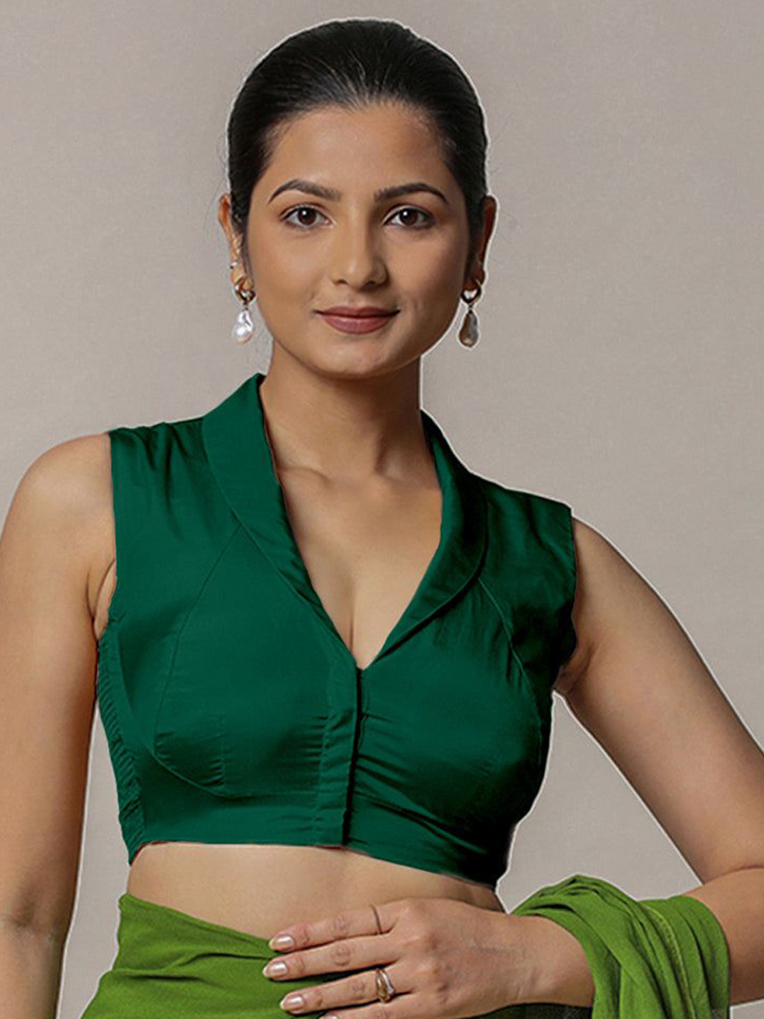 Binks Shawl Neck Saree Blouse