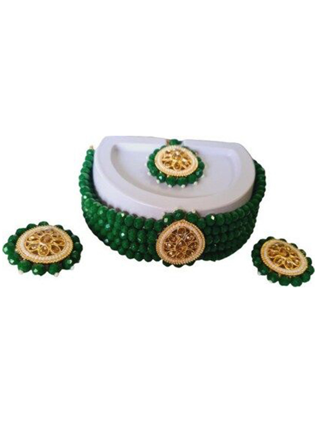 Fashion Doc Beaded-Studded Jewellary Set