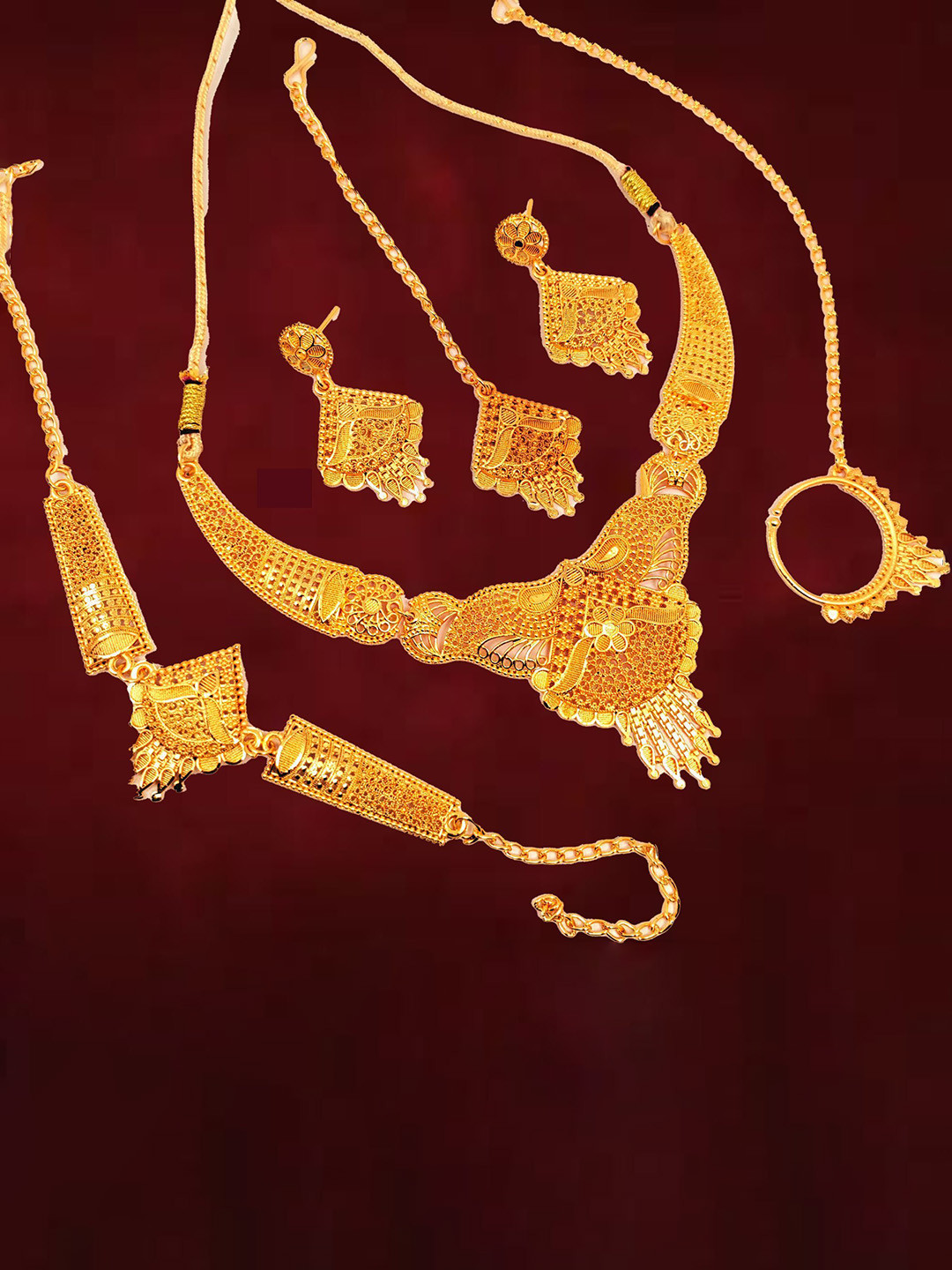 SDR Gold-Plated Jewellery Set