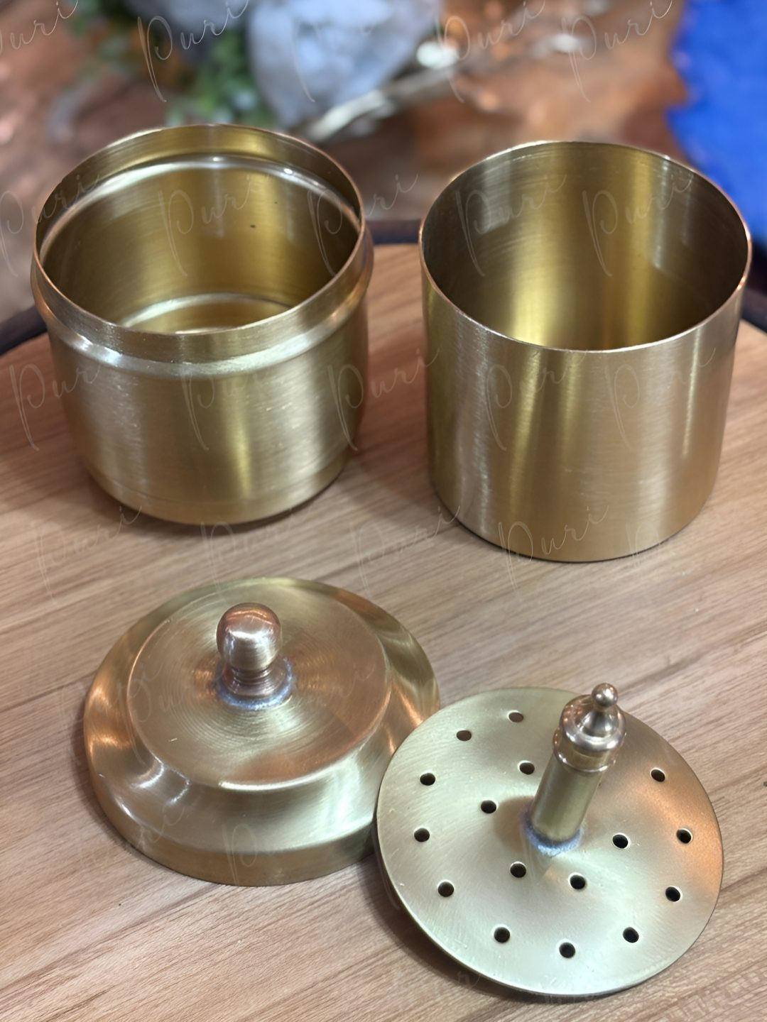 PURI Brass South Indian Brass Matt Finish Coffee Filter 150 ML