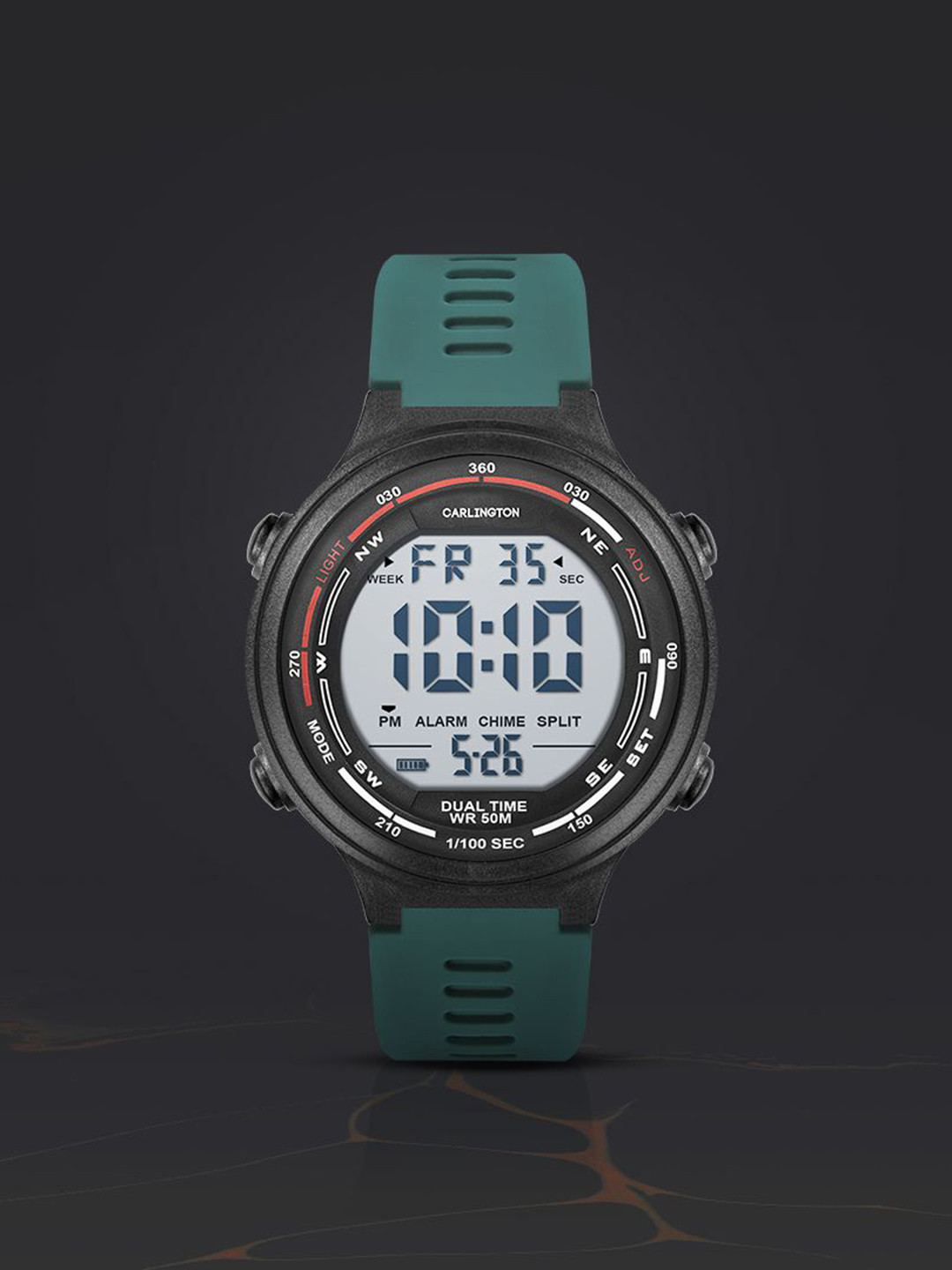 CARLINGTON Men Dial & Straps Digital Multi Function Watch Endurance 9120 Teal