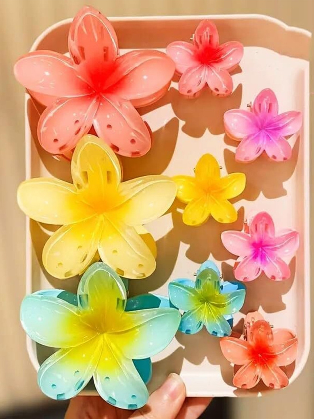 Blubby Set Of 9 Claw Clips