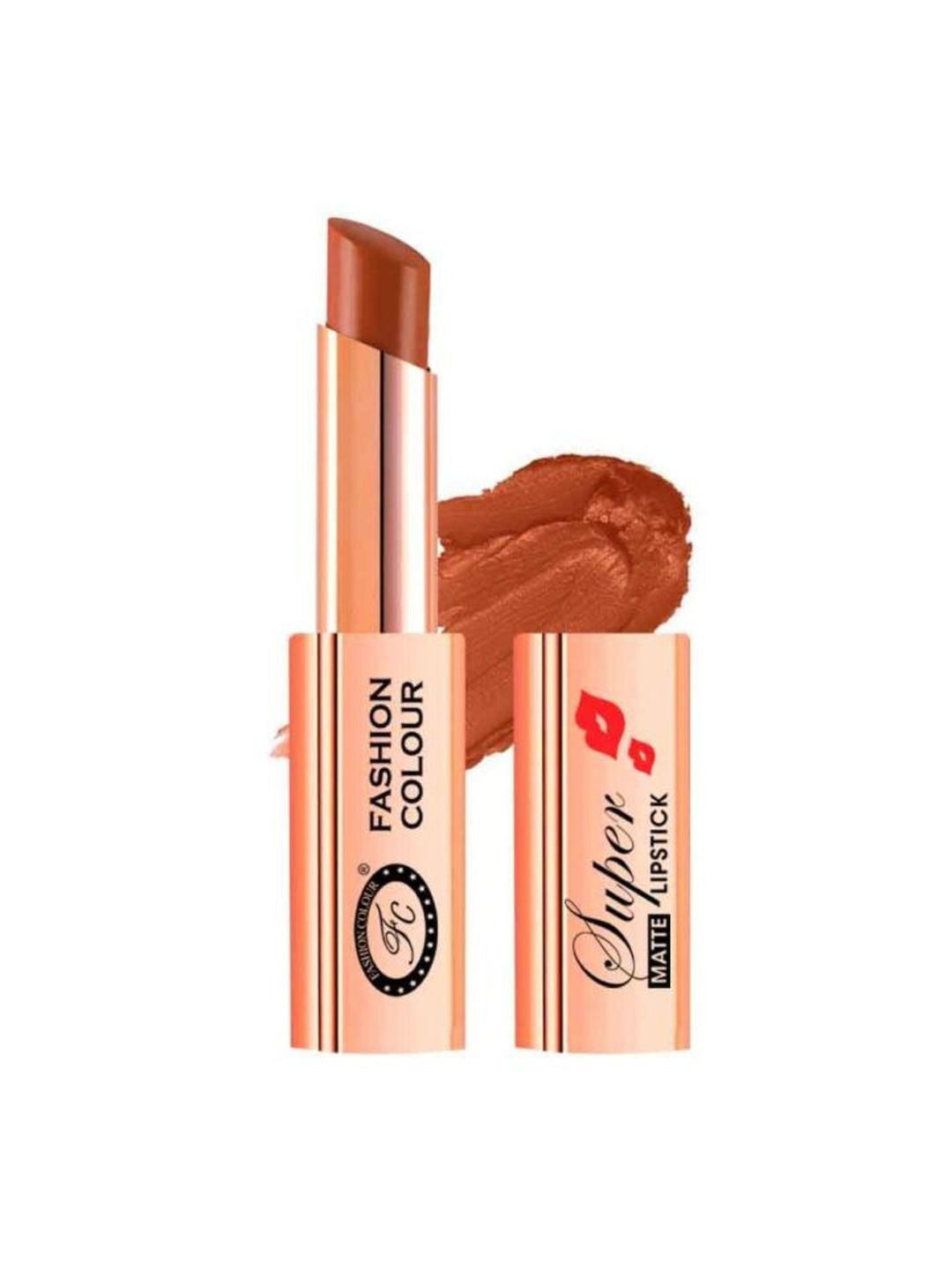 Fashion Colour Super Matte Waterproof Lipstick With Shea Butter - 4g -Naughty Chocalate 01