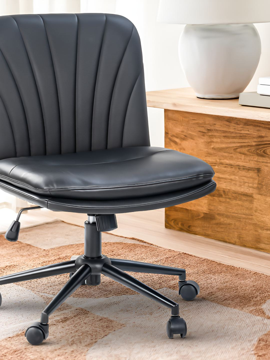DROGO Black Ergonomic Study Chair