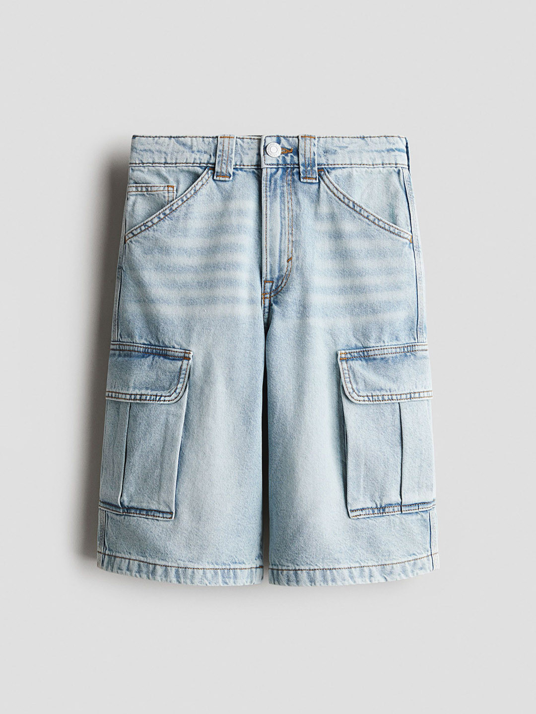 H&M Cargo Denim Shorts