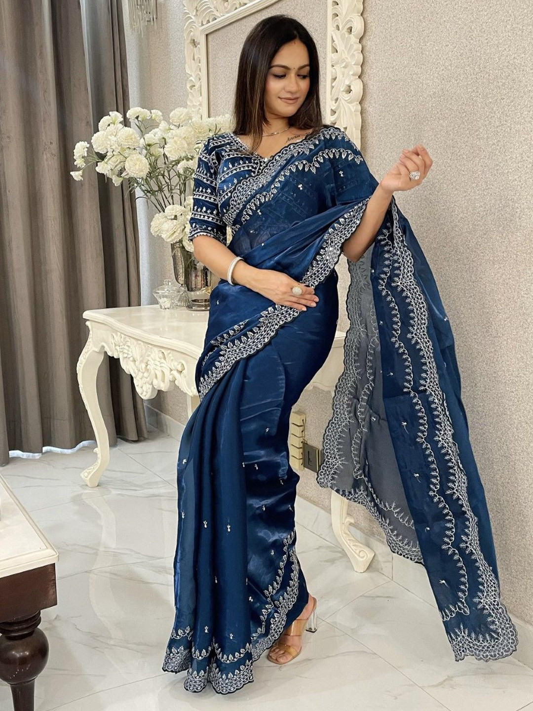 Mitera Silk Blend Saree