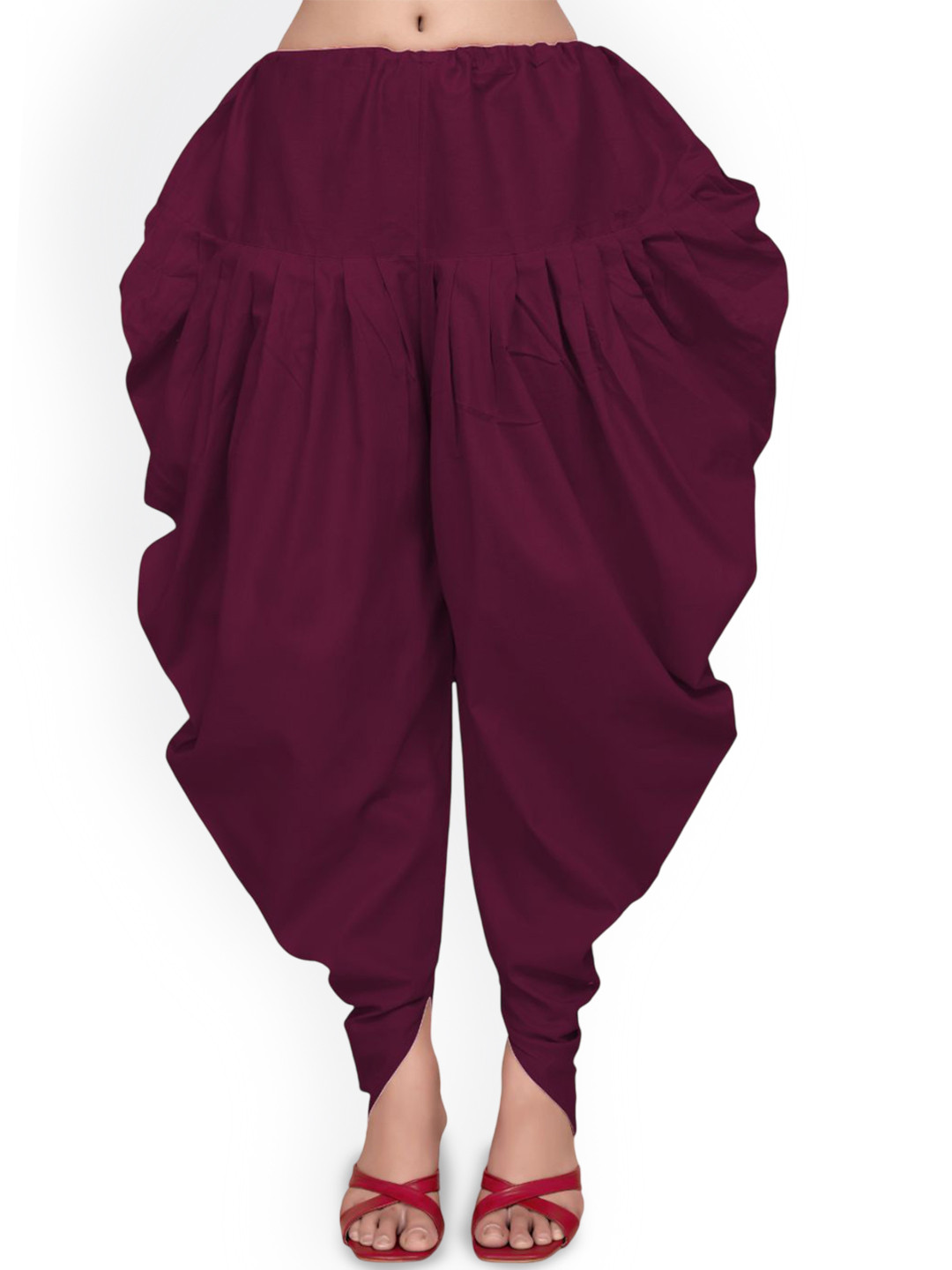 SS Sanket Synthetics  Pleated Dhoti Pant