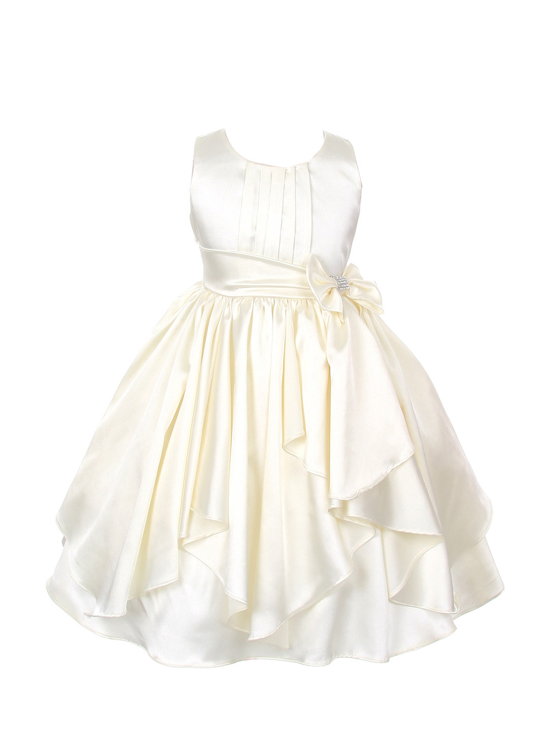 FAIRY DOLLS Satin Fit & Flare Dress