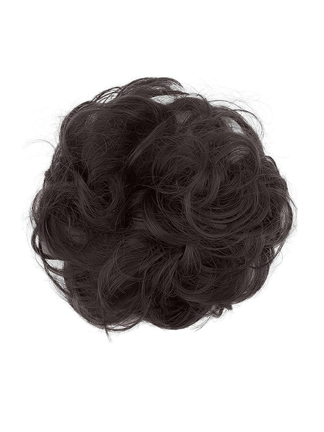 VIEWS Halo Curly Bun Long Lasting Hair Extension - Brown - 7 Inch