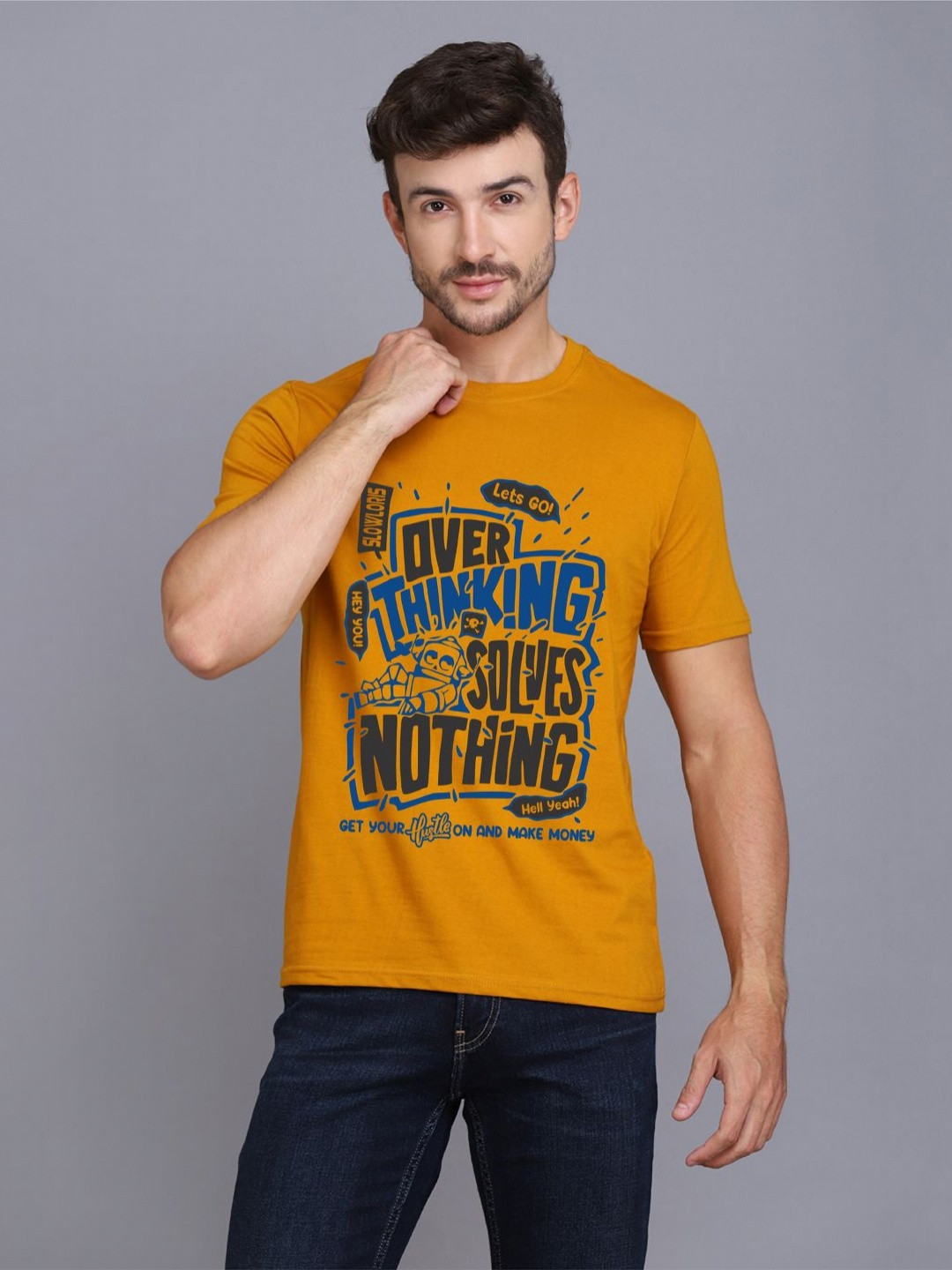 SLOWLORIS Men Printed T-shirt
