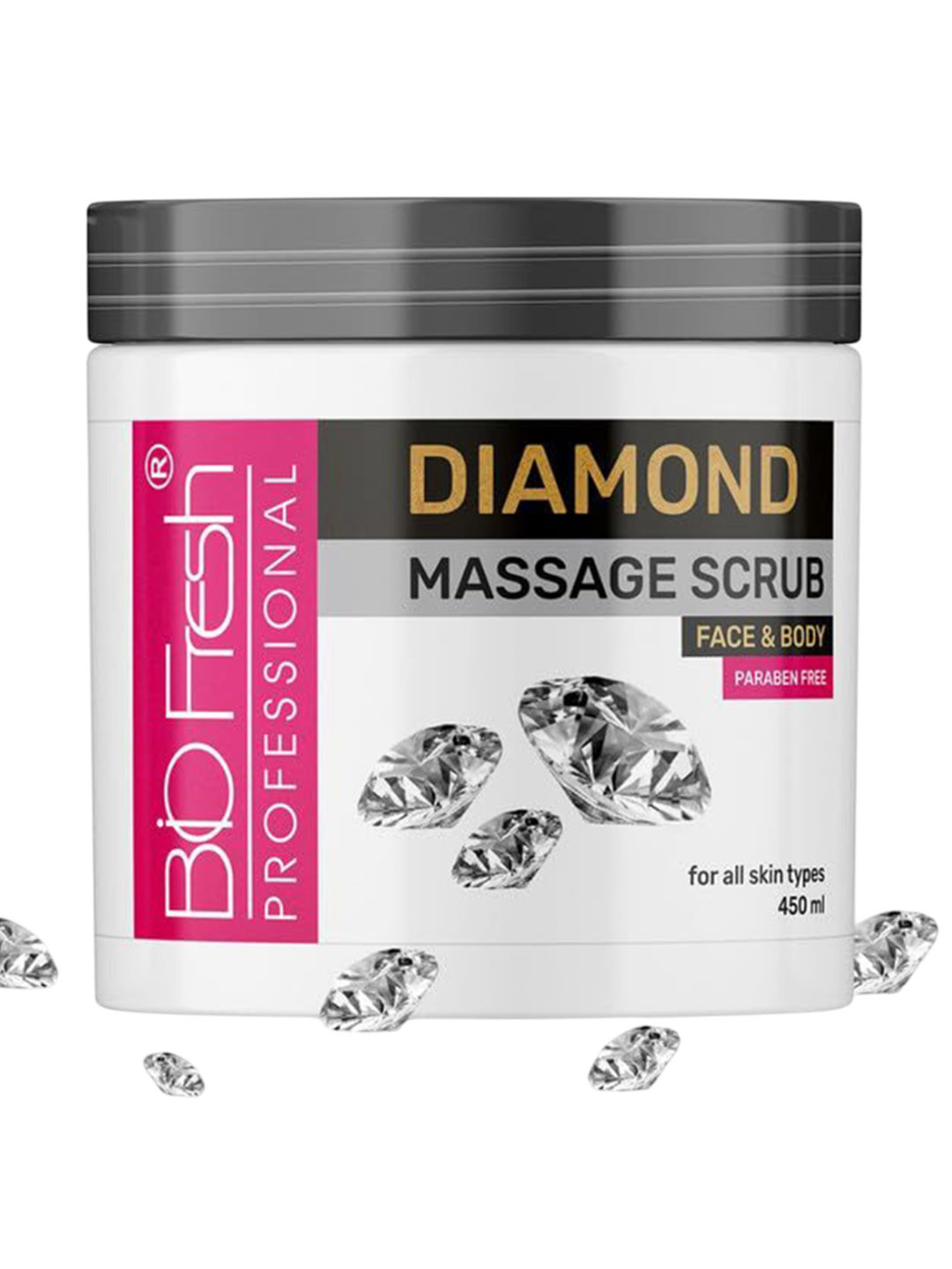 BIOFRESH Diamond Massage Face & Body Scrub - 450 ml