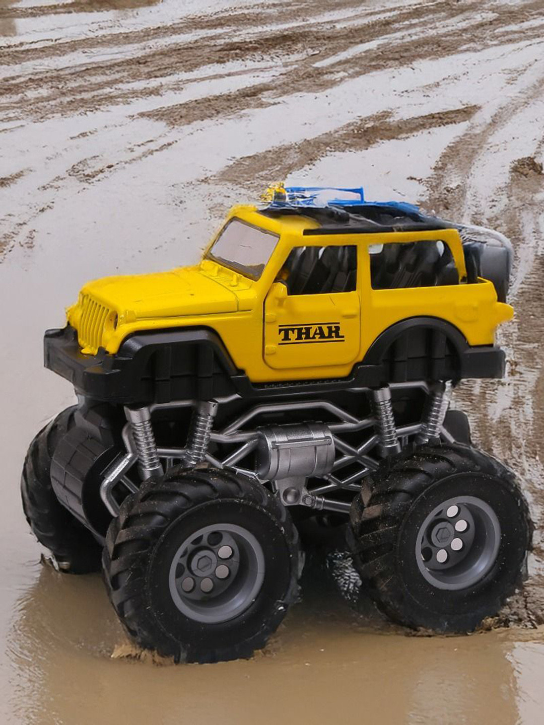 HASHONE Pull Back Monster Jeep