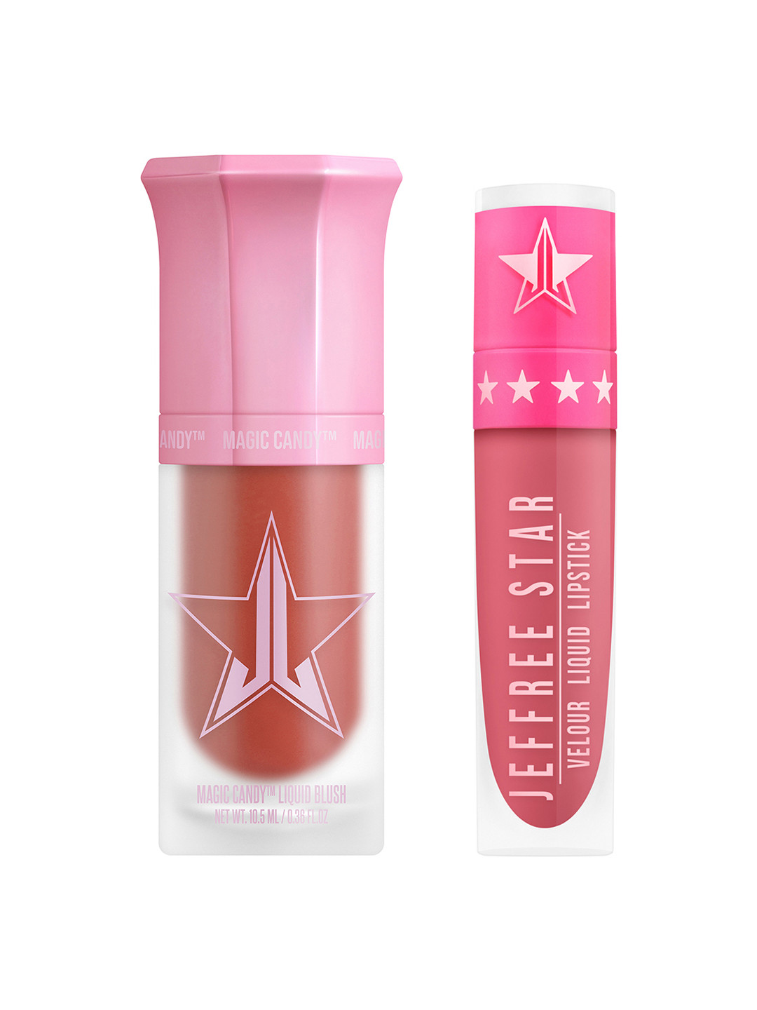 Jeffree Star Cosmetics Set of Magic Candy Blush - 10.5ml & Velour Liquid Lipstick - 5.60ml