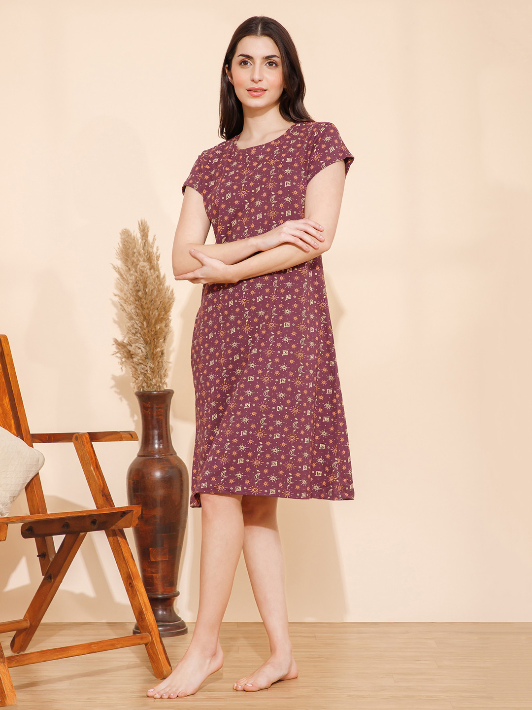 Mushy Mod Printed Nightdress