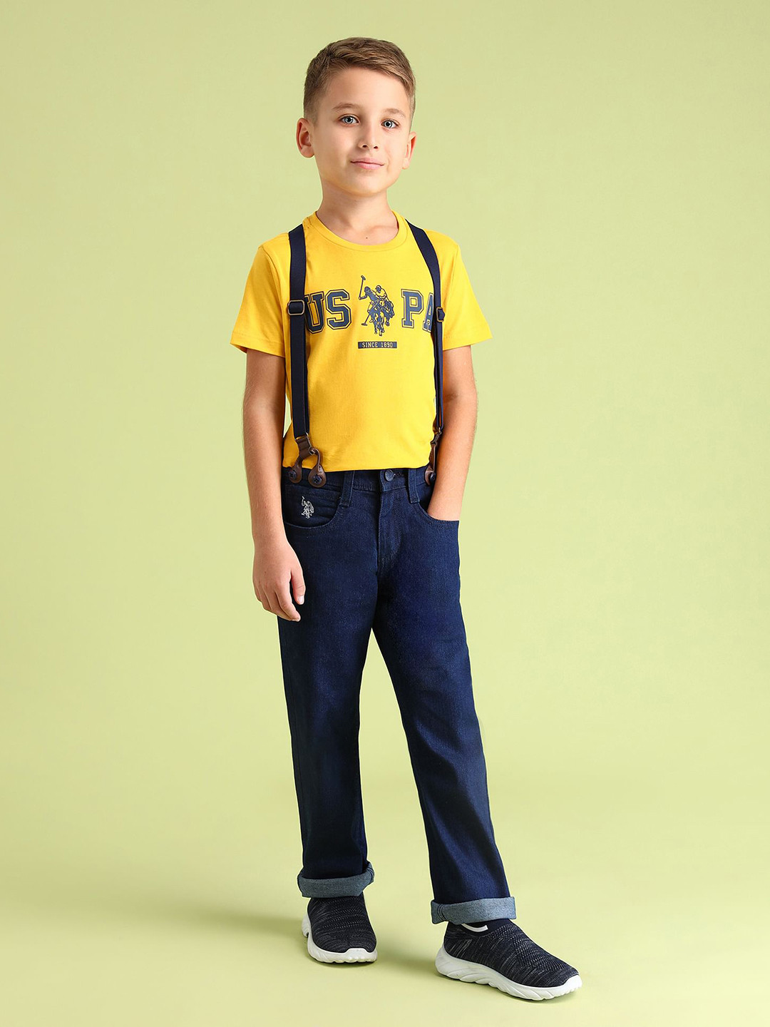 U.S. Polo Assn. Kids Boys Skinny Fit Stretchable Jeans
