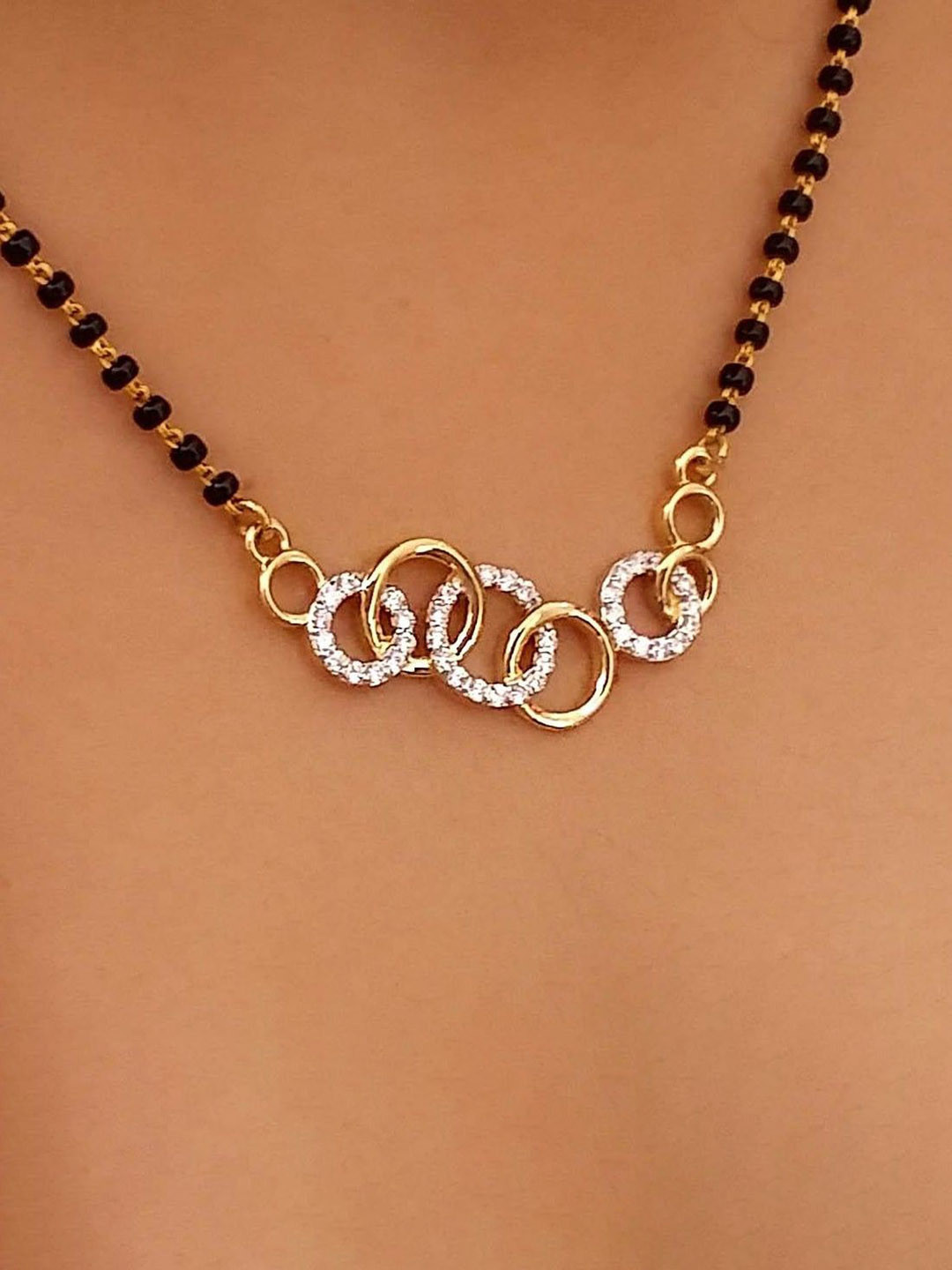 LC Jewelz Stone Pendant Mangalsutra