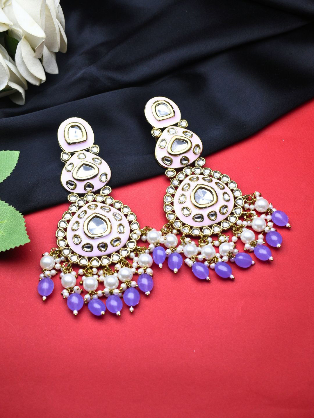 J & C Fashion Arena Classic Chandbalis Earrings