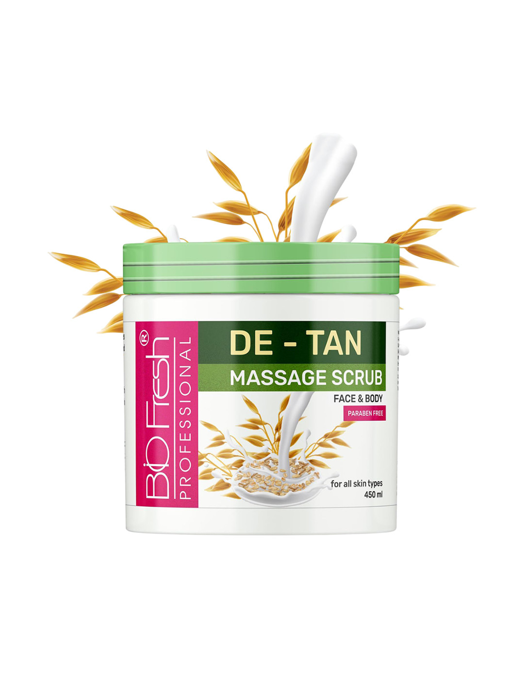 BIOFRESH De-Tan Massage Face & Body Scrub - 450 ml