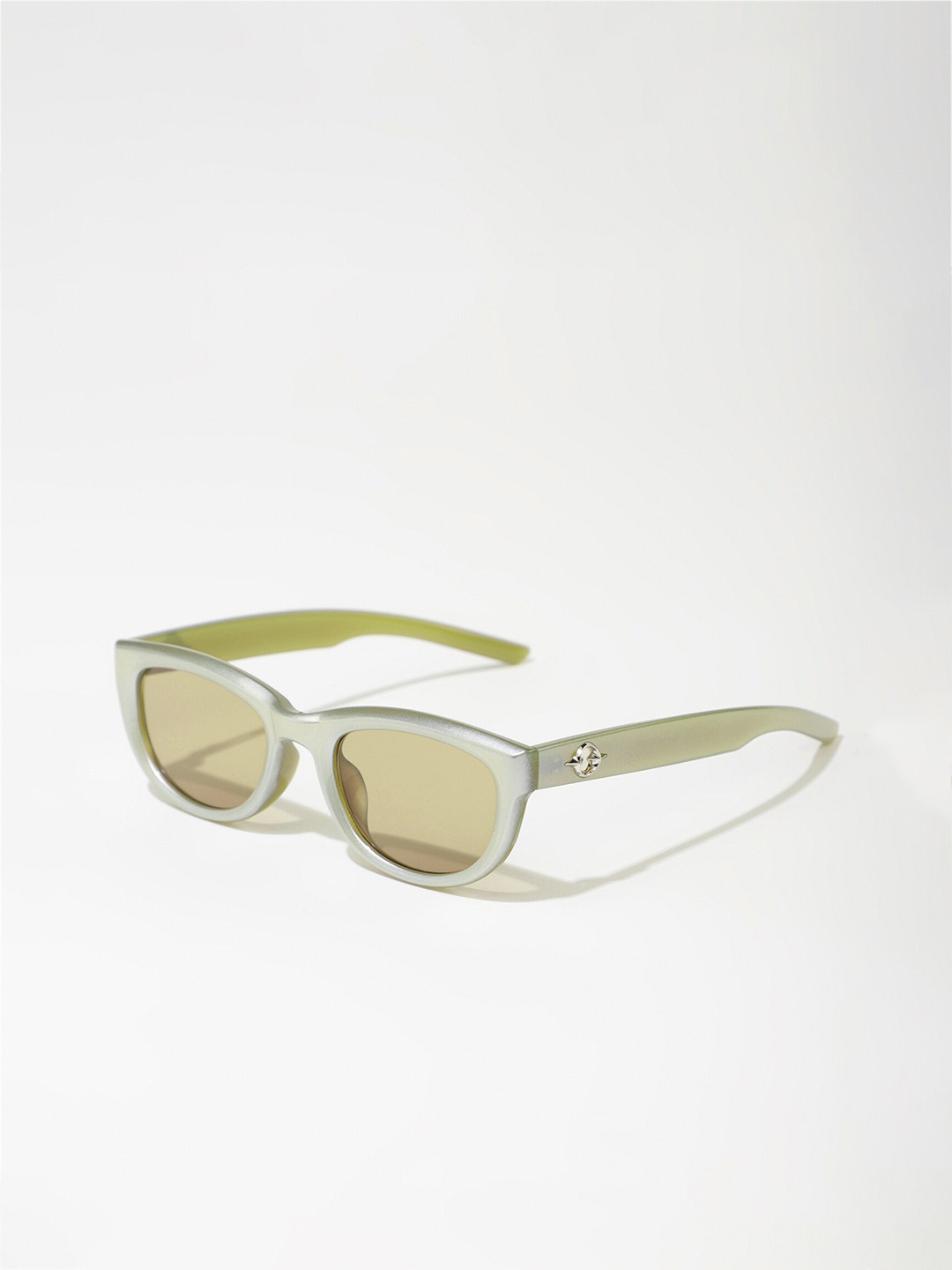 LULU & SKY Women Rectangle Sunglasses ST-19304-GREEN