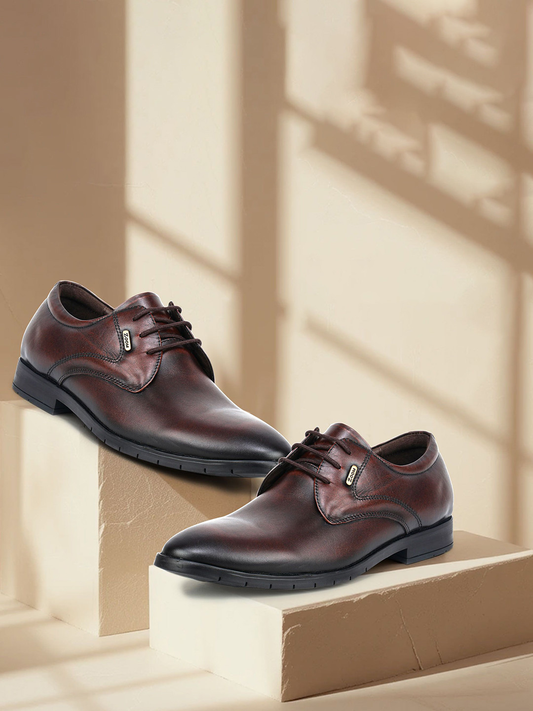 Zoom Shoes Men Leather Formal Derbys