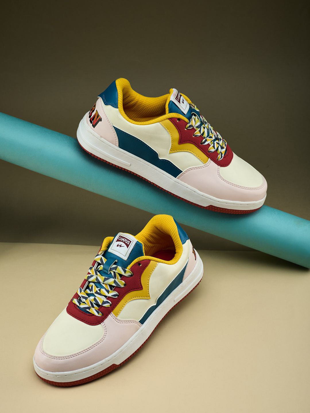 Campus Women LEAP Woven Design Sneakers