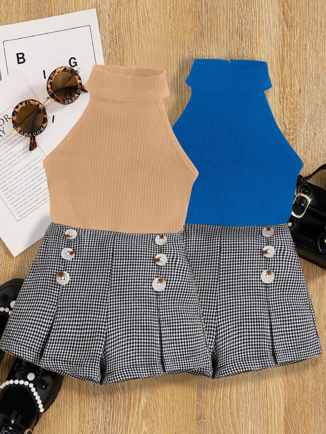 DEL LUNA Floral Print Mini Dress