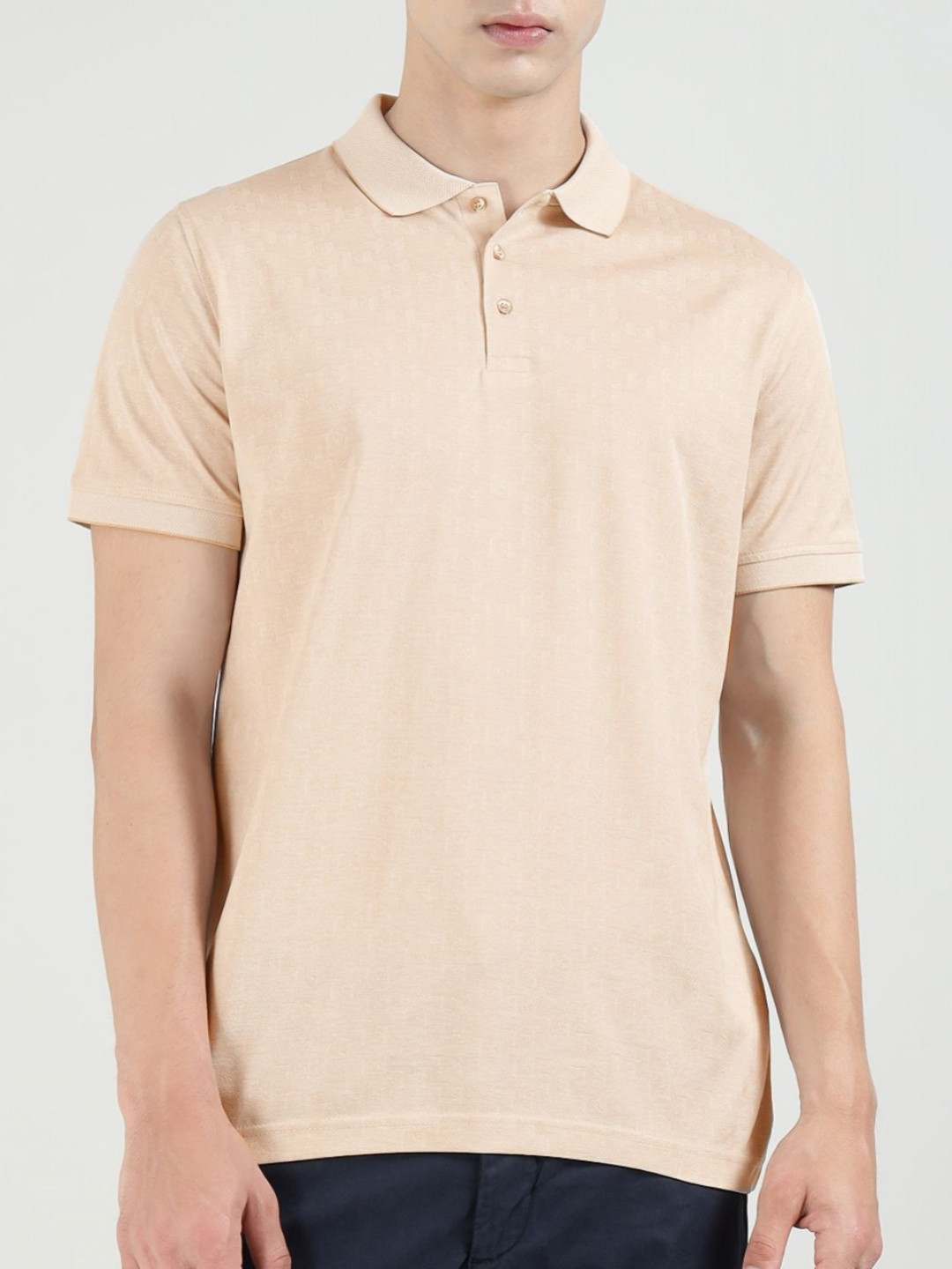 Karl Lagerfeld Polo Collar Slim Fit Pure Cotton T-shirt