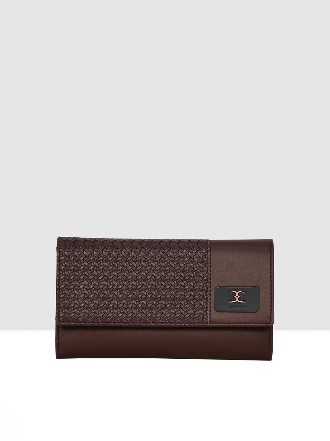 ESBEDA Women Woven Design PU Two Fold Wallet