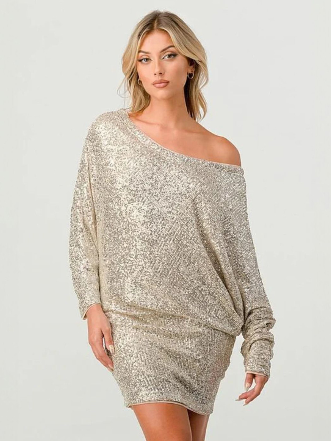 KPOP Women Off-Shoulder Bodycon Dress