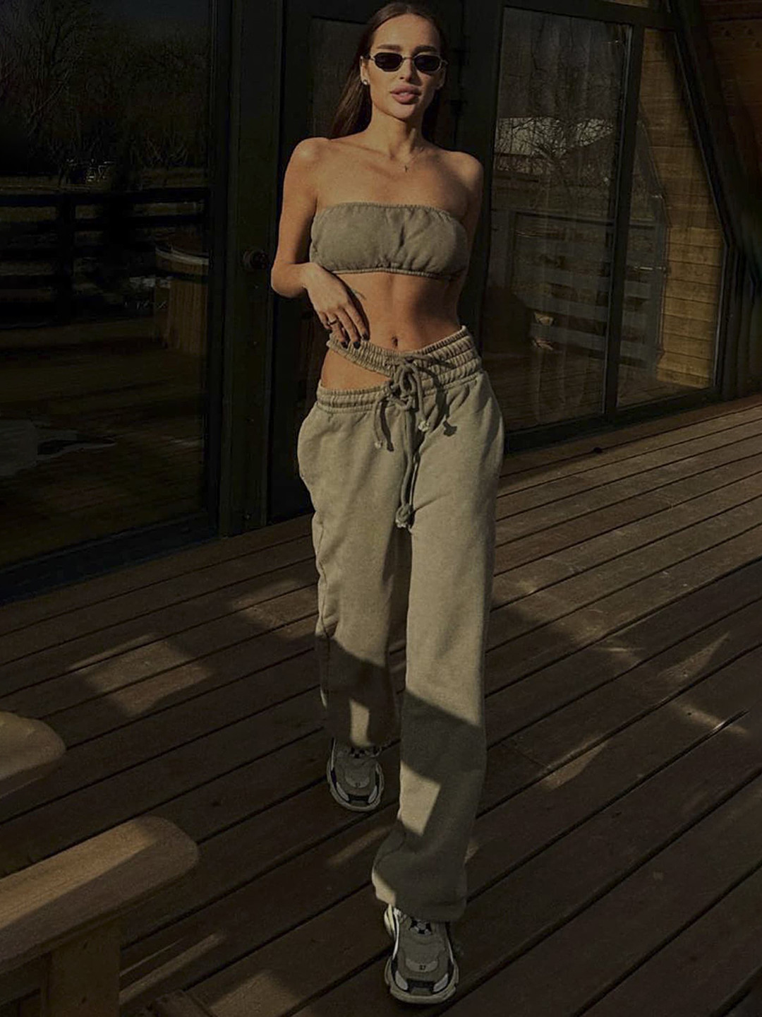 LULU & SKY Women Mid Rise Joggers